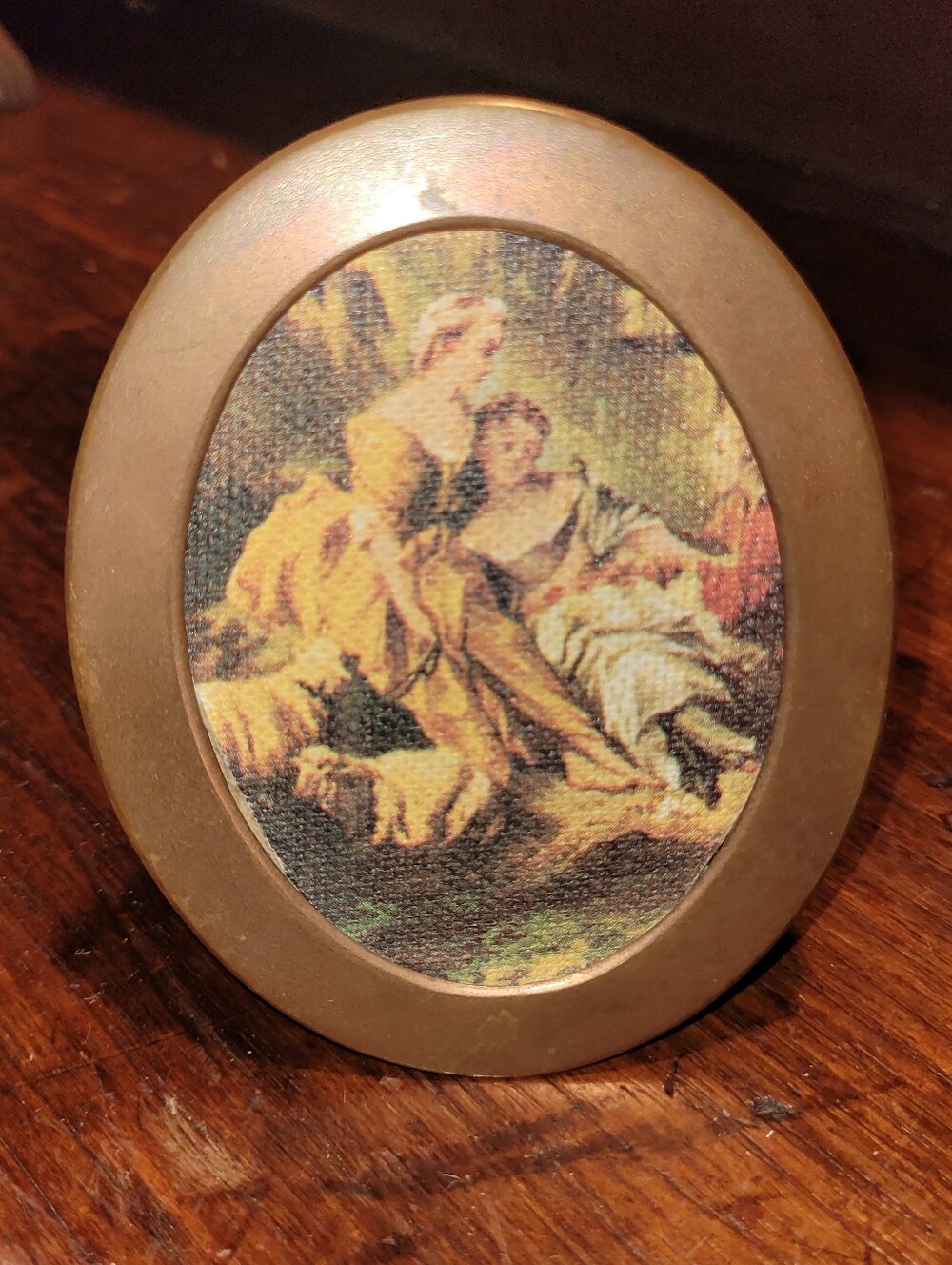 Vintage Brass Framed Print